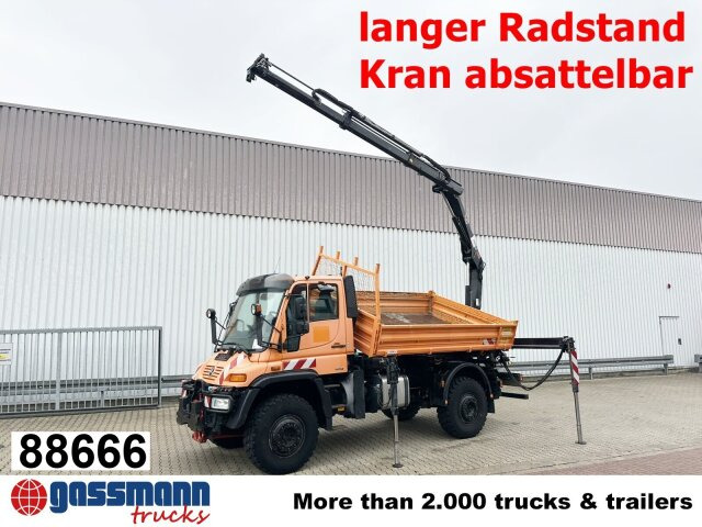 Unimog U500 4x4 405/40 mit Heckkran Hiab 077-1 HiDuo, - כלי רכב מסחרי: תמונה 1 Unimog U500 4x4 405/40 mit Heckkran Hiab 077-1 HiDuo, - כלי רכב מסחרי: תמונה 1