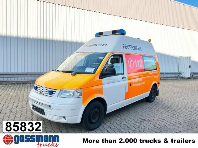 Volkswagen T5 2.5 TDI 4x2, Krankenwagen - אמבולנס: תמונה 1 Volkswagen T5 2.5 TDI 4x2, Krankenwagen - אמבולנס: תמונה 1