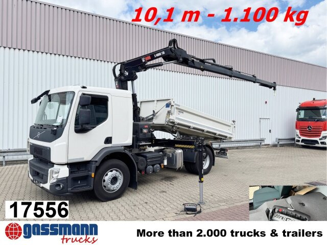 Volvo FE 320 4x2 mit Kran Hiab X-Hiduo 138 ES-3, Funk - מזהיר, משאית מנוף: תמונה 1 Volvo FE 320 4x2 mit Kran Hiab X-Hiduo 138 ES-3, Funk - מזהיר, משאית מנוף: תמונה 1