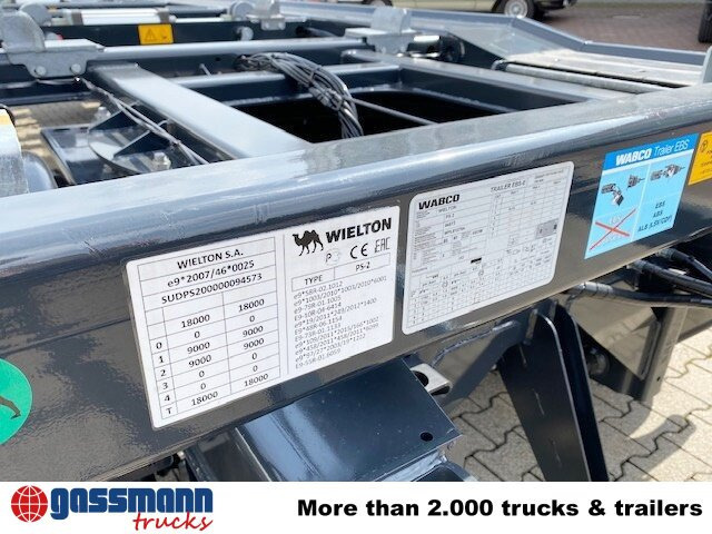 Wielton PS2P70B Abrollanhänger bis 7,25 m Behälter - קרון נגרר מתגלגל/ מדלג: תמונה 4 Wielton PS2P70B Abrollanhänger bis 7,25 m Behälter - קרון נגרר מתגלגל/ מדלג: תמונה 4
