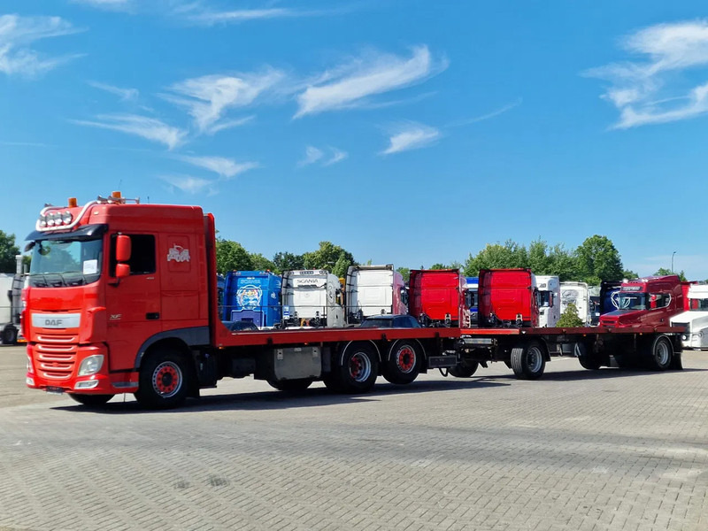 DAF XF 410 6x2 SpaceCab - Flatbed - Euro 6 + 2 axle trailer BPW - משאית צד נופל/ שטוחה: תמונה 3 DAF XF 410 6x2 SpaceCab - Flatbed - Euro 6 + 2 axle trailer BPW - משאית צד נופל/ שטוחה: תמונה 3