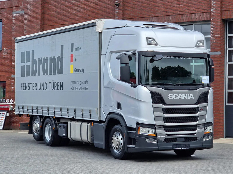 Scania R410 Highline 6x2 - Curtain sider - Retarder - Night clima - Forklift connection - משאית וילונות צד: תמונה 1 Scania R410 Highline 6x2 - Curtain sider - Retarder - Night clima - Forklift connection - משאית וילונות צד: תמונה 1