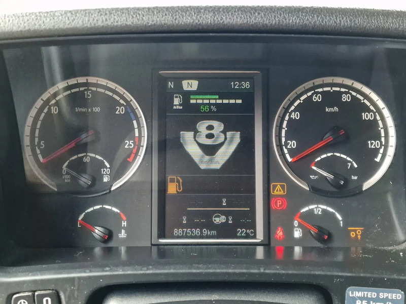 משאית עם שלדת תא Scania R580 V8 Highline 6x2*4 - Chassis - Retarder - Steering axle - 410 WB - Custom interior - Full air: תמונה 14