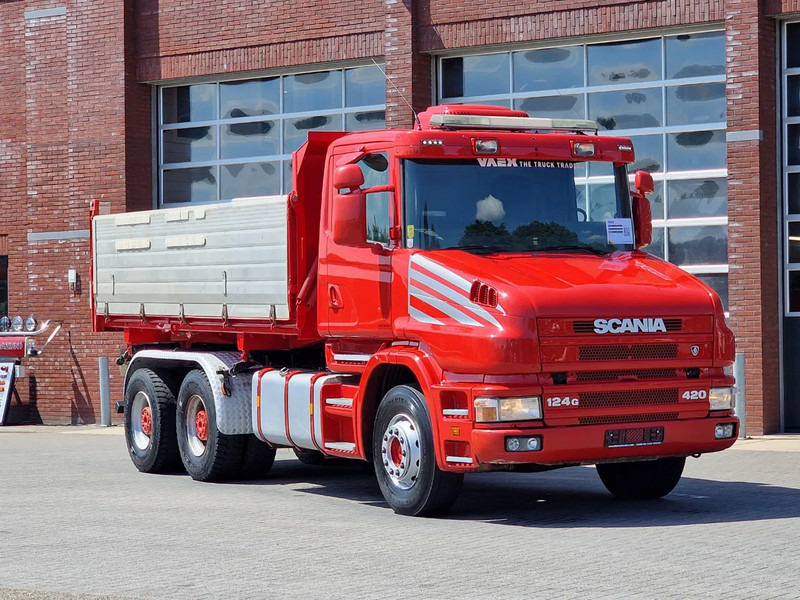 Scania T124-420 6x4 - Tipper - Retarder - Full steel - HUB Reduction - Manual gearbox - מזהיר: תמונה 3 Scania T124-420 6x4 - Tipper - Retarder - Full steel - HUB Reduction - Manual gearbox - מזהיר: תמונה 3