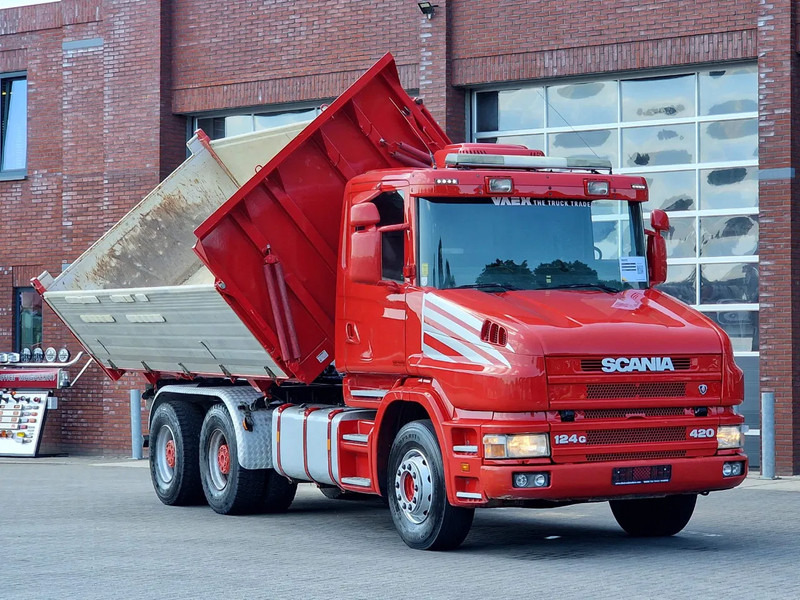 Scania T124-420 6x4 - Tipper - Retarder - Full steel - HUB Reduction - Manual gearbox - מזהיר: תמונה 2 Scania T124-420 6x4 - Tipper - Retarder - Full steel - HUB Reduction - Manual gearbox - מזהיר: תמונה 2