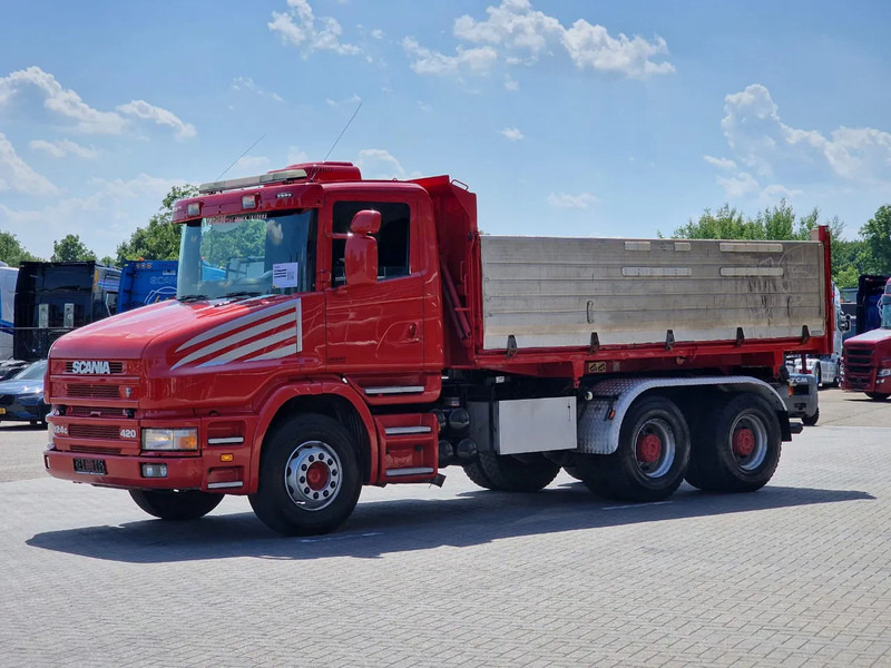 Scania T124-420 6x4 - Tipper - Retarder - Full steel - HUB Reduction - Manual gearbox - מזהיר: תמונה 5 Scania T124-420 6x4 - Tipper - Retarder - Full steel - HUB Reduction - Manual gearbox - מזהיר: תמונה 5