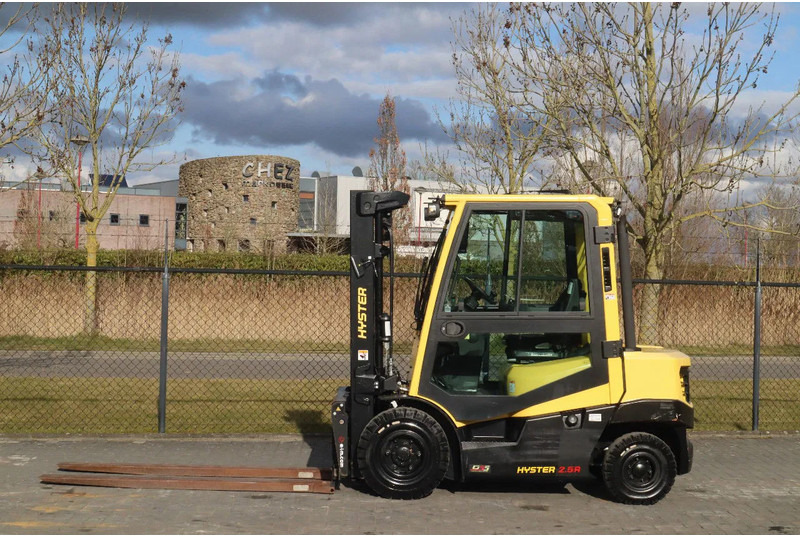Hyster H2.5 A | BOOM SUSPENSION | SIDESHIFT | FORK EXTENTIONS | FORK POSITIONERS - מלגזת סולר: תמונה 1 Hyster H2.5 A | BOOM SUSPENSION | SIDESHIFT | FORK EXTENTIONS | FORK POSITIONERS - מלגזת סולר: תמונה 1