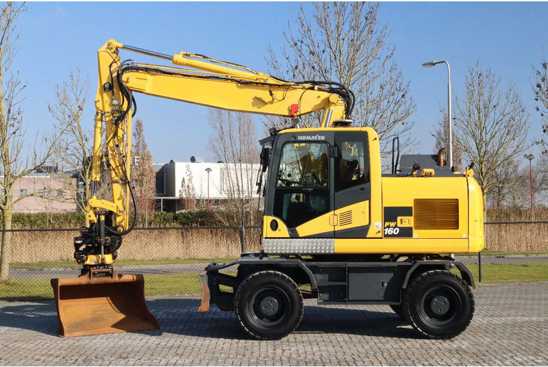 מחפר גלגלים Komatsu PW160-11 | ENGCON TILTROTATOR | BUCKET | TRAILER HYDR.: תמונה 1