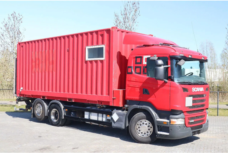 Scania R490 | 6X2 | RETARDER | BDF | MOBILE WORKSHOP | WERKSTATT - משאית עם שלדת תא: תמונה 3 Scania R490 | 6X2 | RETARDER | BDF | MOBILE WORKSHOP | WERKSTATT - משאית עם שלדת תא: תמונה 3