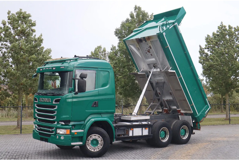 Scania R580 V8 | 6X4 | FULL STEEL | BIG AXLES | RETARDER | EURO 6 - מזהיר: תמונה 1 Scania R580 V8 | 6X4 | FULL STEEL | BIG AXLES | RETARDER | EURO 6 - מזהיר: תמונה 1