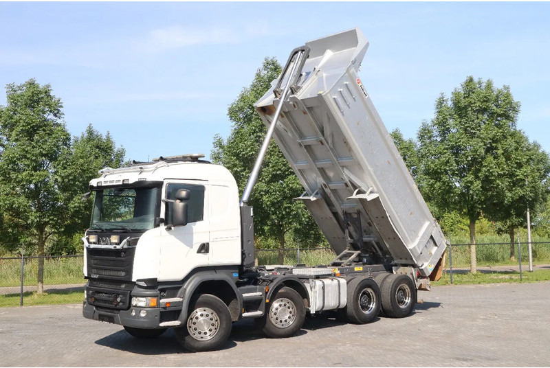 Scania R580 V8 | 8X4 | FULL STEEL | BIG AXLES | RETARDER | EURO 6 - מזהיר: תמונה 1 Scania R580 V8 | 8X4 | FULL STEEL | BIG AXLES | RETARDER | EURO 6 - מזהיר: תמונה 1