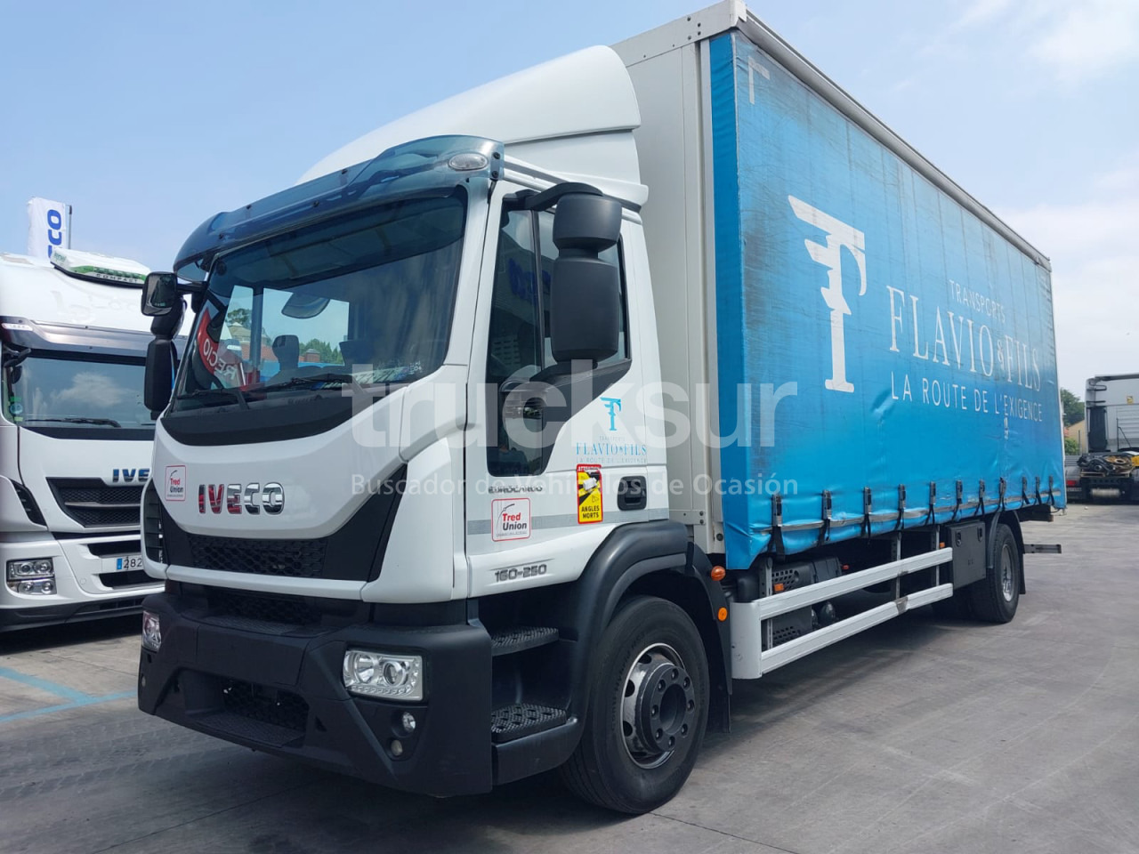 IVECO EUROCARGO ML160-250 - משאית וילונות צד: תמונה 1 IVECO EUROCARGO ML160-250 - משאית וילונות צד: תמונה 1