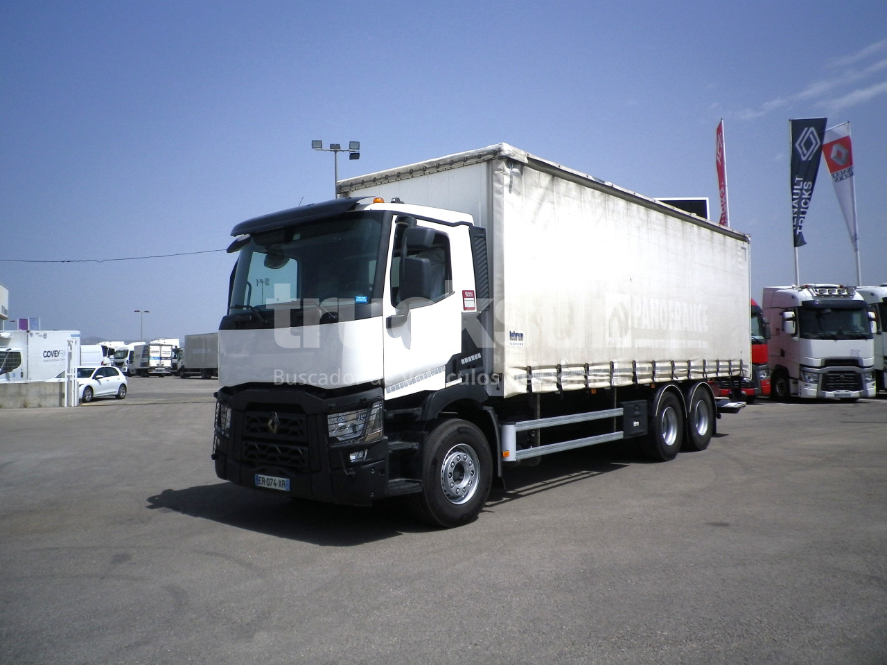 RENAULT C380.26 - משאית וילונות צד: תמונה 1 RENAULT C380.26 - משאית וילונות צד: תמונה 1