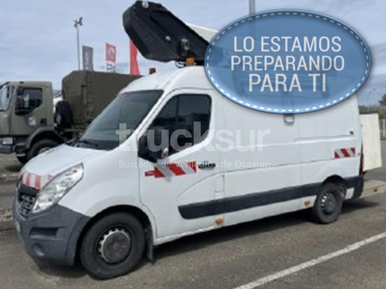 RENAULT MASTER 130.35 - פלטפורמה אווירית מותקנת על משאית: תמונה 1 RENAULT MASTER 130.35 - פלטפורמה אווירית מותקנת על משאית: תמונה 1