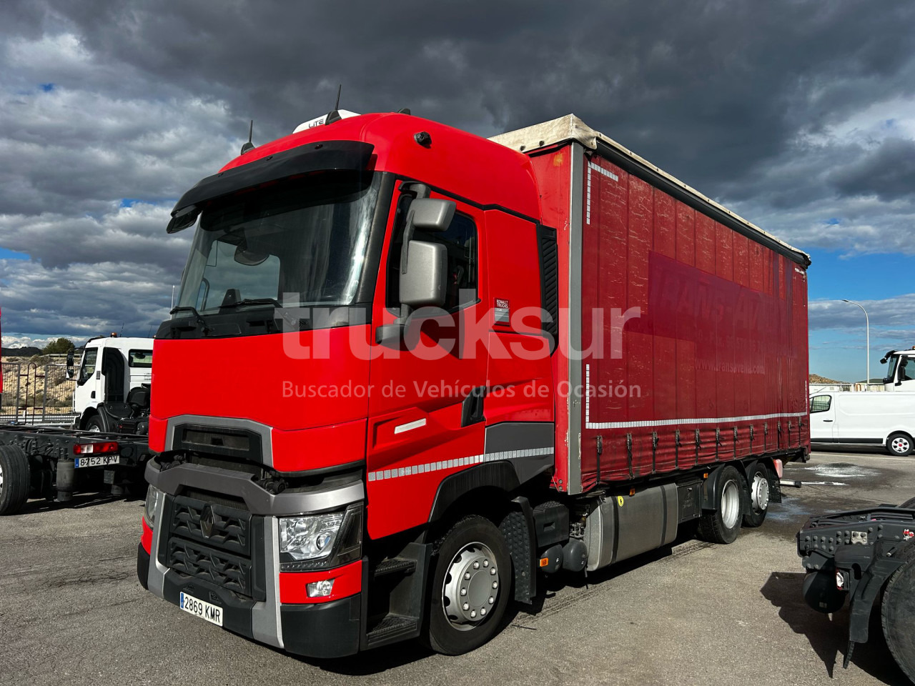RENAULT T480 HIGH SLEEPER CAB 6X2*4 ejes 6x2*4 - משאית וילונות צד: תמונה 1 RENAULT T480 HIGH SLEEPER CAB 6X2*4 ejes 6x2*4 - משאית וילונות צד: תמונה 1