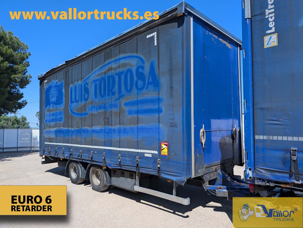 משאית וילונות צד DAF XF 460 - ROAD TRAIN: תמונה 13