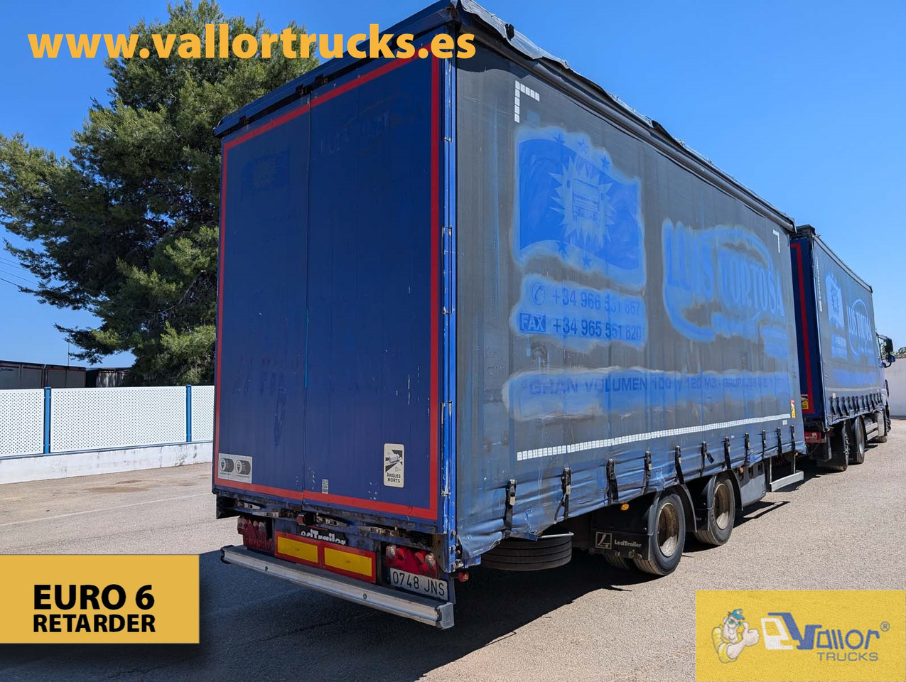 משאית וילונות צד DAF XF 460 - ROAD TRAIN: תמונה 14