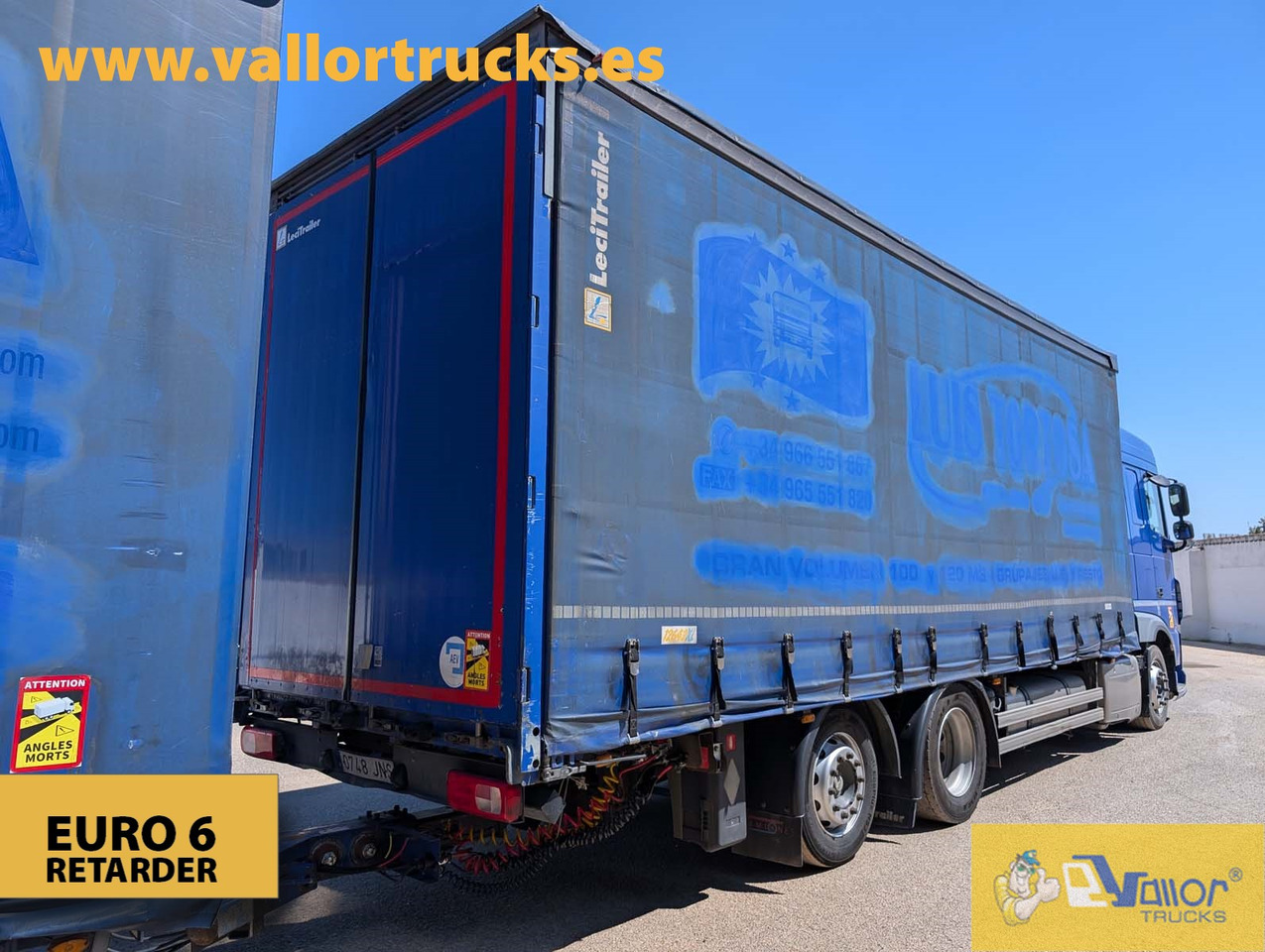 משאית וילונות צד DAF XF 460 - ROAD TRAIN: תמונה 12