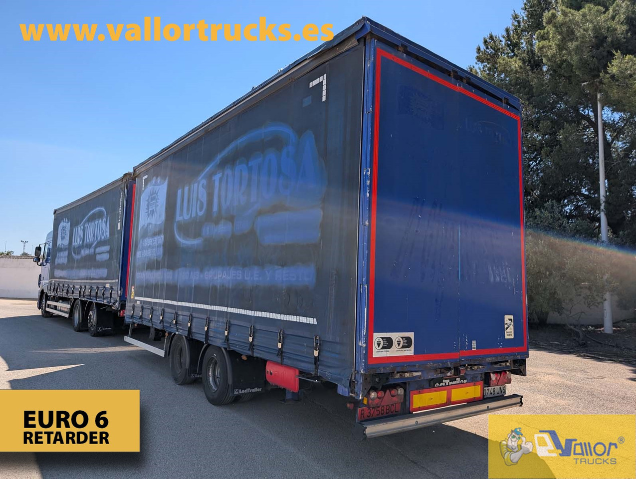 משאית וילונות צד DAF XF 460 - ROAD TRAIN: תמונה 15