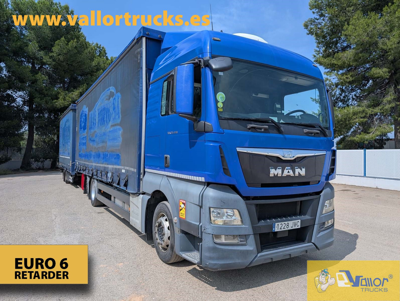 MAN TGX 26.440 - ROAD TRAIN - משאית וילונות צד: תמונה 2 MAN TGX 26.440 - ROAD TRAIN - משאית וילונות צד: תמונה 2