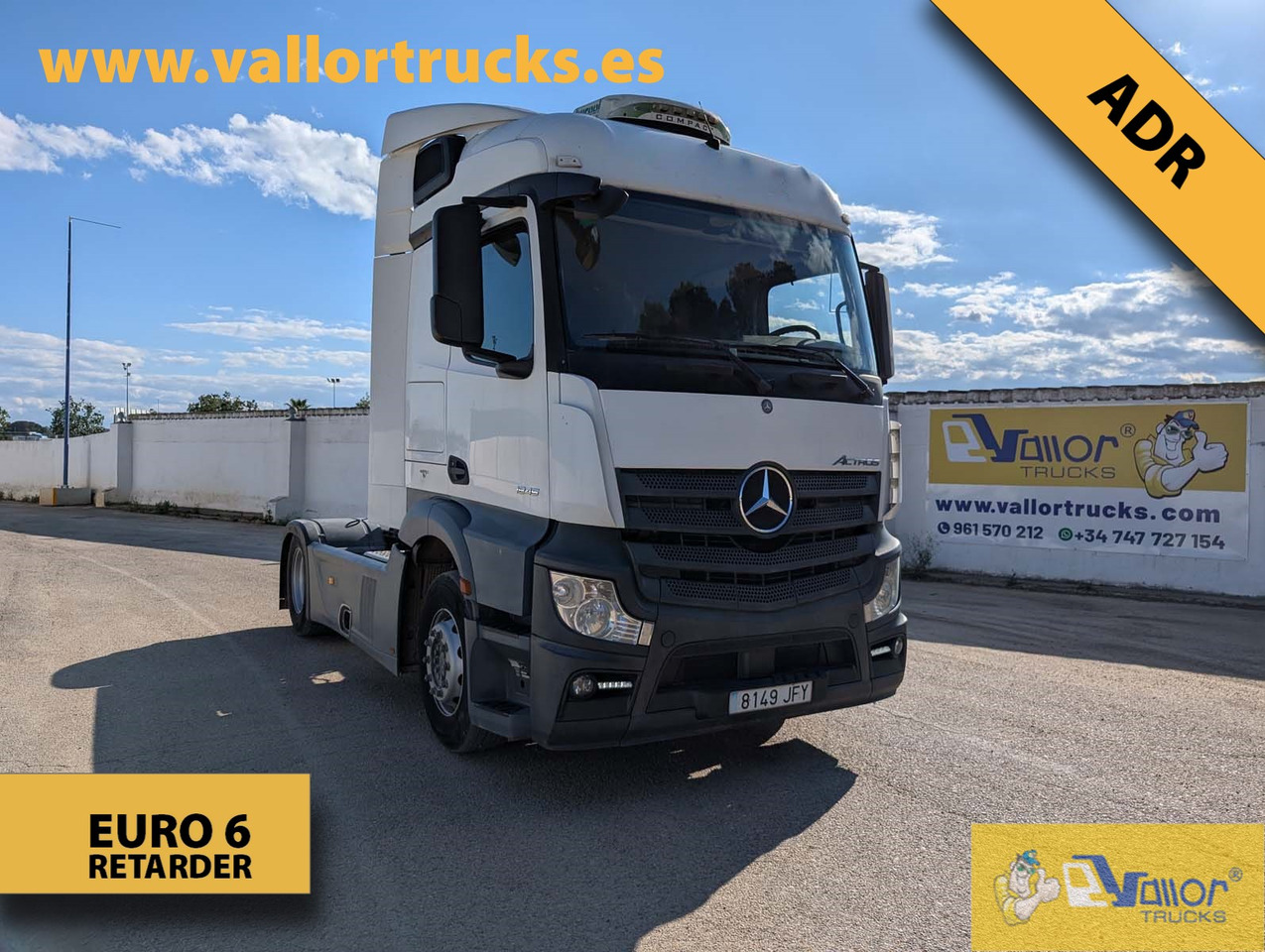 Mercedes Actros 1845 LS - יחידת טרקטור: תמונה 2 Mercedes Actros 1845 LS - יחידת טרקטור: תמונה 2