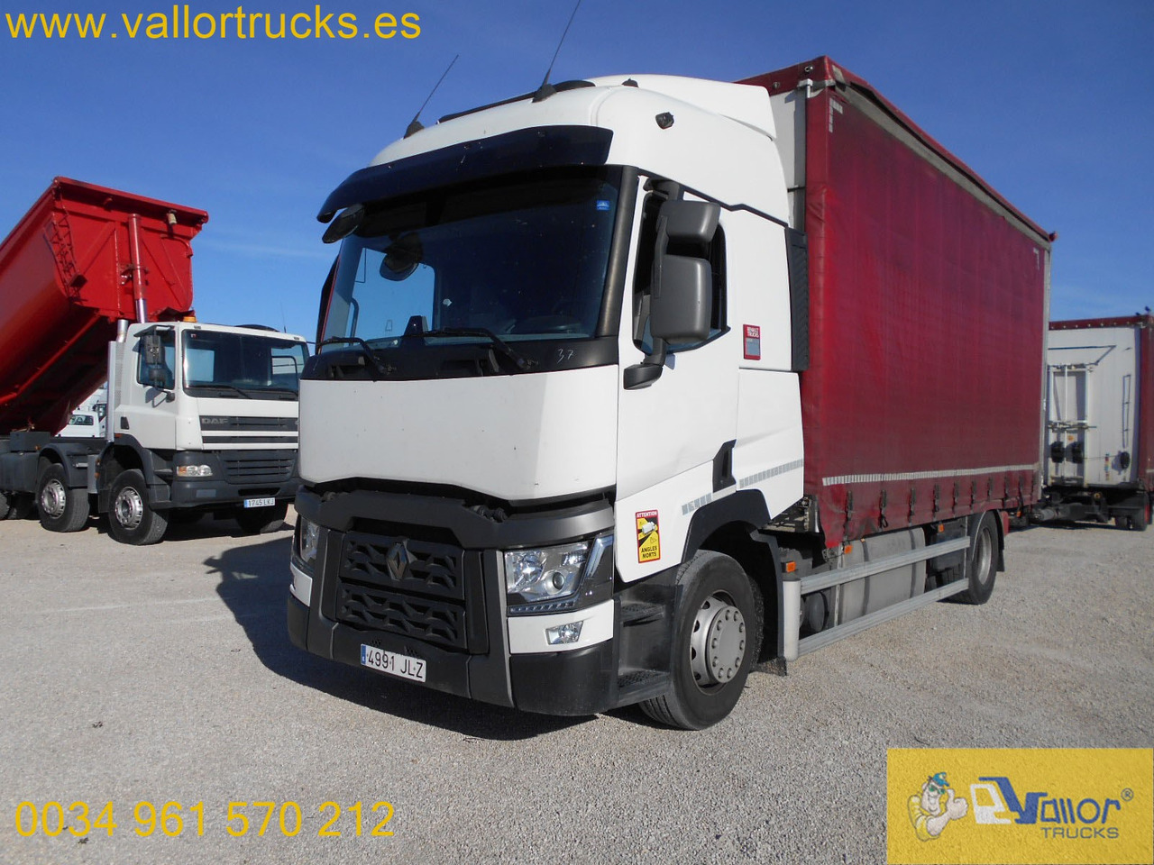 RENAULT T460 - משאית וילונות צד: תמונה 1 RENAULT T460 - משאית וילונות צד: תמונה 1