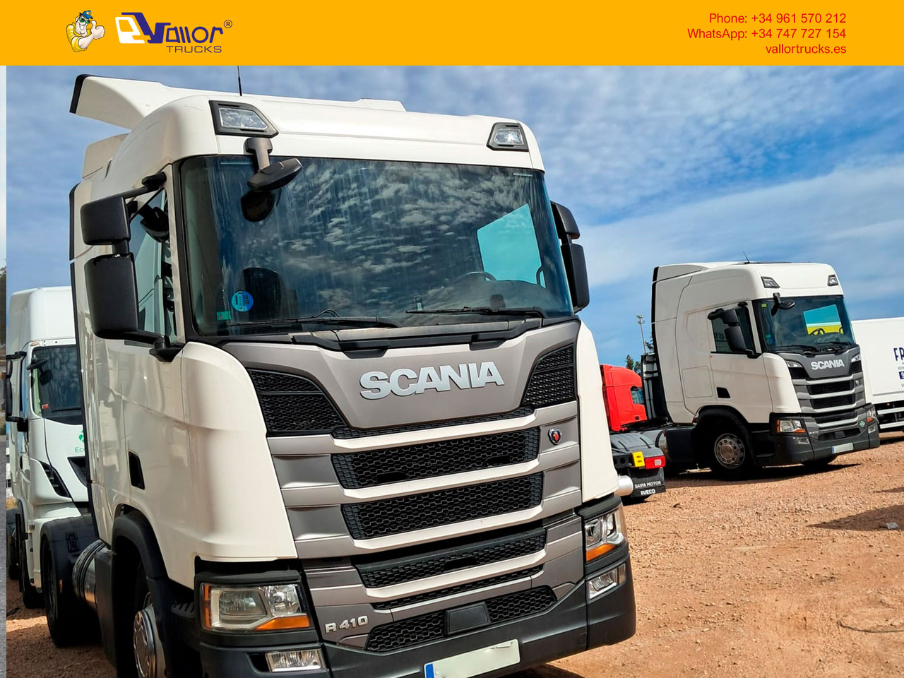 SCANIA R410 - GNL - יחידת טרקטור: תמונה 1 SCANIA R410 - GNL - יחידת טרקטור: תמונה 1