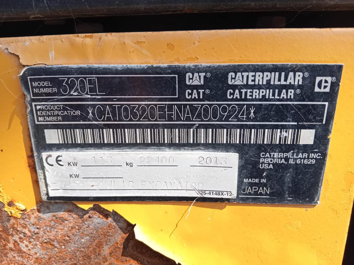 Caterpillar 320EL - מחפר סורק: תמונה 4 Caterpillar 320EL - מחפר סורק: תמונה 4