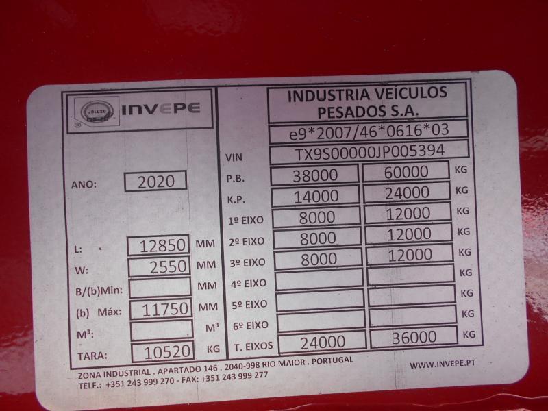 חָדָשׁ סמיטריילר עם מטען נמוך Invepe: תמונה 11