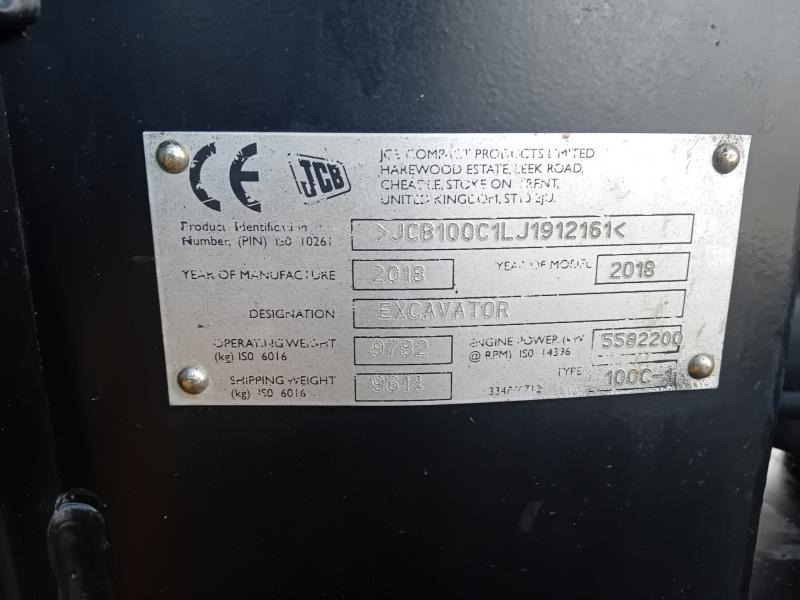 Jcb 100 C-1 - מחפר סורק: תמונה 5 Jcb 100 C-1 - מחפר סורק: תמונה 5