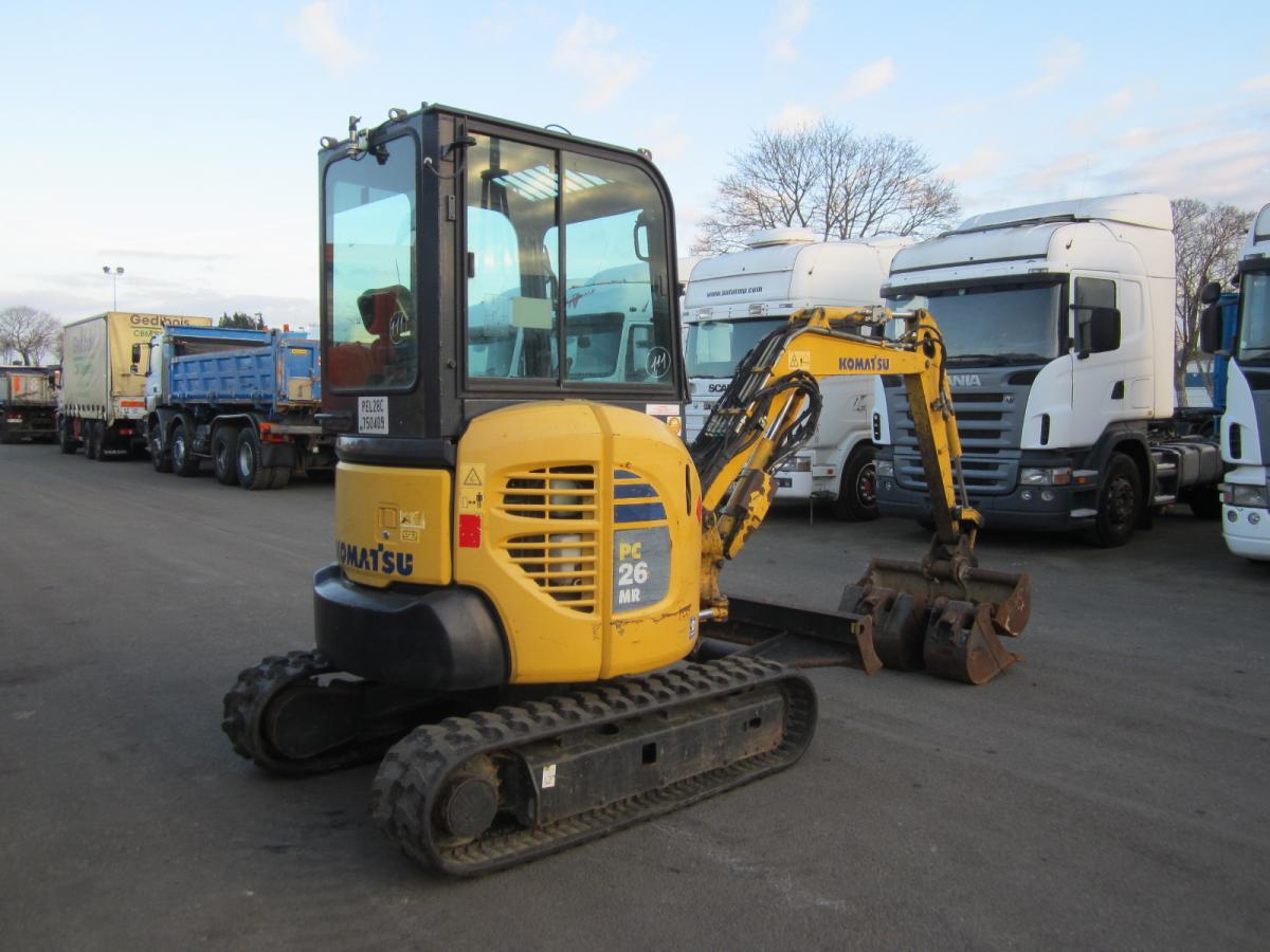 Komatsu PC26MR-3 - מיני מחפר: תמונה 3 Komatsu PC26MR-3 - מיני מחפר: תמונה 3