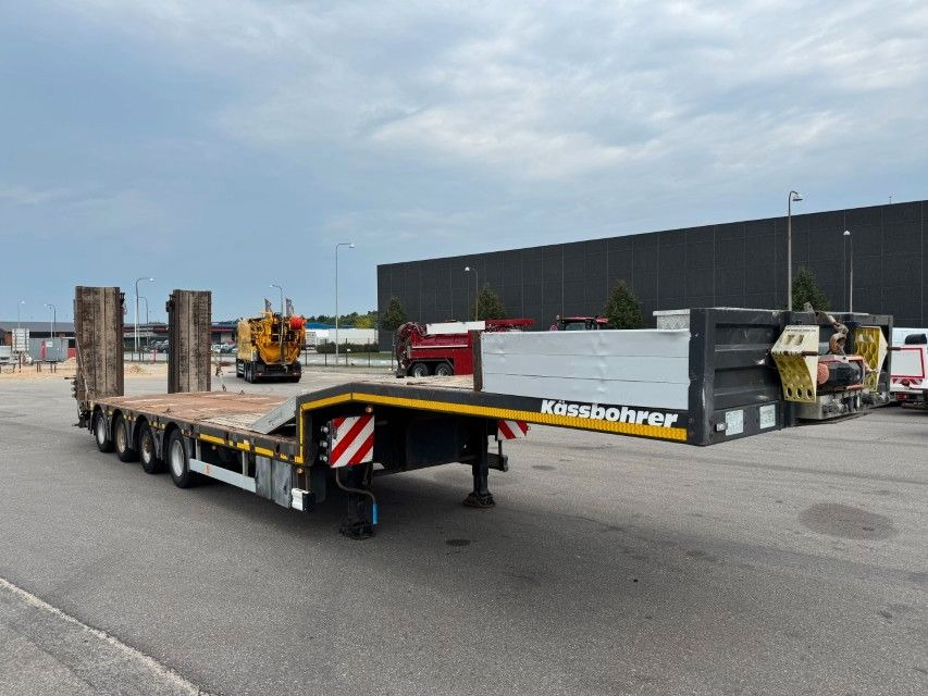 Kässbohrer 4 axle Extendable Machine Trailer - סמיטריילר עם מטען נמוך: תמונה 2 Kässbohrer 4 axle Extendable Machine Trailer - סמיטריילר עם מטען נמוך: תמונה 2