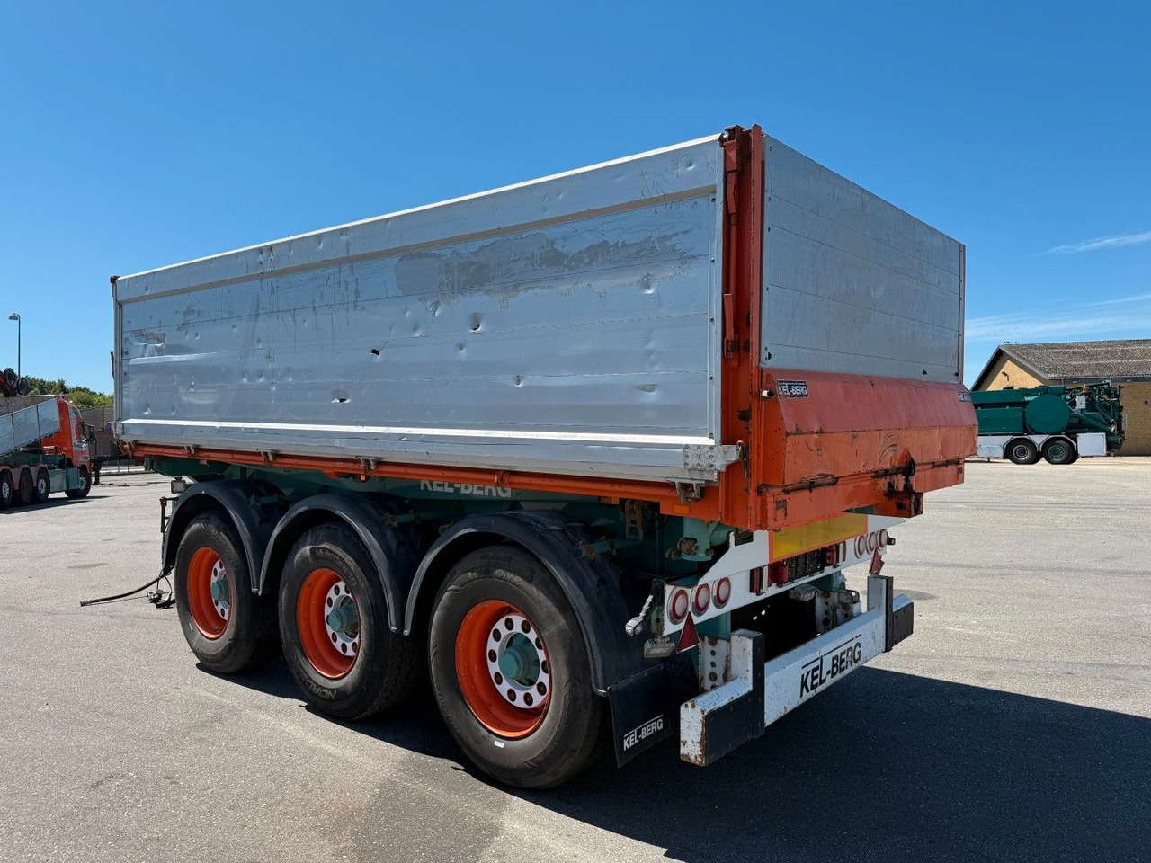 Kel-Berg 24 t. 3 axle T490K Tipper / Kipper - קרון נגרר עם מזהיר: תמונה 4 Kel-Berg 24 t. 3 axle T490K Tipper / Kipper - קרון נגרר עם מזהיר: תמונה 4