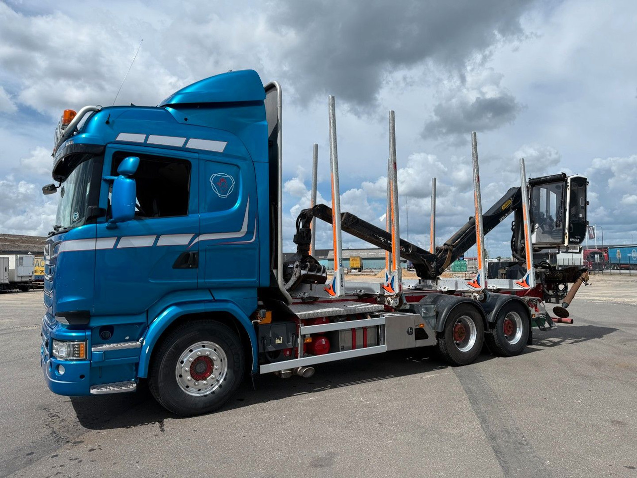 Scania R730 V8 6x4 Palfinger Epsilon M12L80 / Holz Wood - משאית עץ, משאית מנוף: תמונה 2 Scania R730 V8 6x4 Palfinger Epsilon M12L80 / Holz Wood - משאית עץ, משאית מנוף: תמונה 2