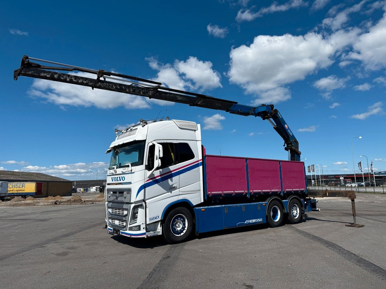Volvo FH 16.550 6x24 / Crane HMF 3220K4 Euro 6 - משאית מנוף: תמונה 1 Volvo FH 16.550 6x24 / Crane HMF 3220K4 Euro 6 - משאית מנוף: תמונה 1