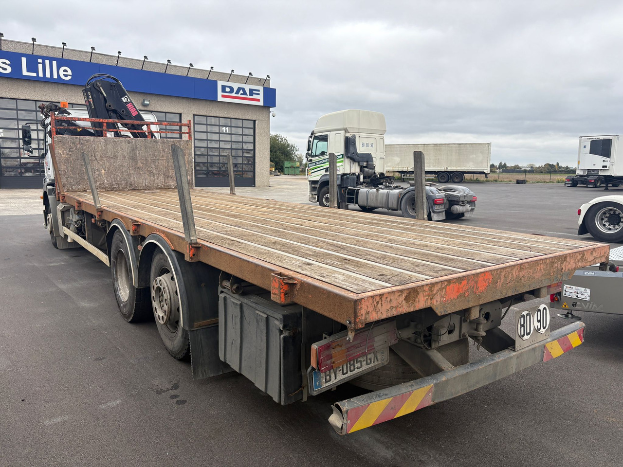 Mercedes Axor 2533 - משאית צד נופל/ שטוחה: תמונה 5 Mercedes Axor 2533 - משאית צד נופל/ שטוחה: תמונה 5