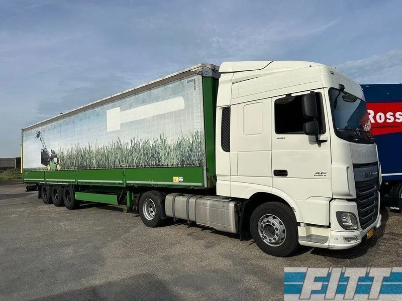 DAF XF FT XF SC 4x2 MET Krone 2015 3ass schuifzeilen schuifdak alu zijborden - יחידת טרקטור: תמונה 1 DAF XF FT XF SC 4x2 MET Krone 2015 3ass schuifzeilen schuifdak alu zijborden - יחידת טרקטור: תמונה 1