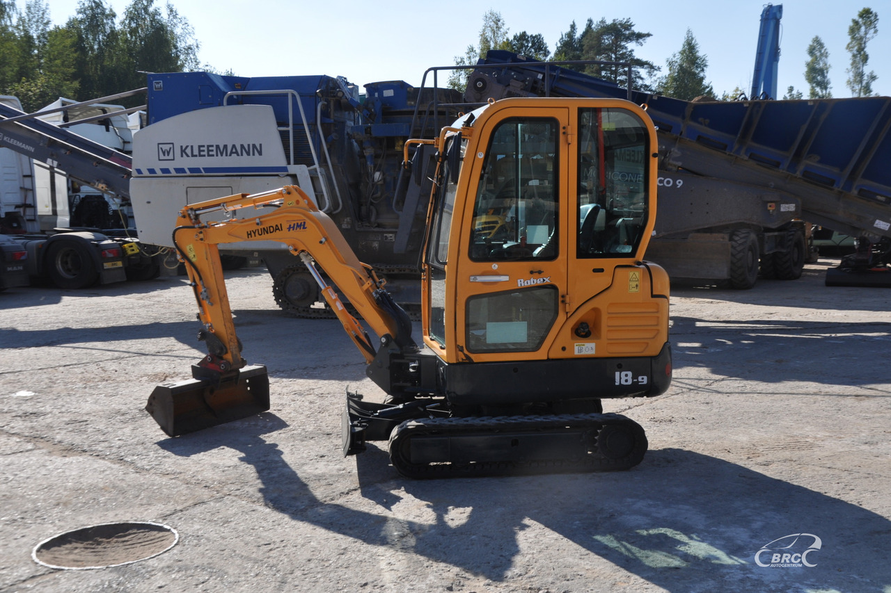 Hyundai R18-9 - מיני מחפר: תמונה 3 Hyundai R18-9 - מיני מחפר: תמונה 3