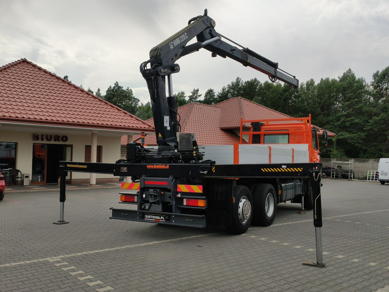 DAF CF 85.380 6x2 Oś Skrętna Skrzynia HDS HIAB 220C + Pilot - משאית צד נופל/ שטוחה, משאית מנוף: תמונה 5 DAF CF 85.380 6x2 Oś Skrętna Skrzynia HDS HIAB 220C + Pilot - משאית צד נופל/ שטוחה, משאית מנוף: תמונה 5