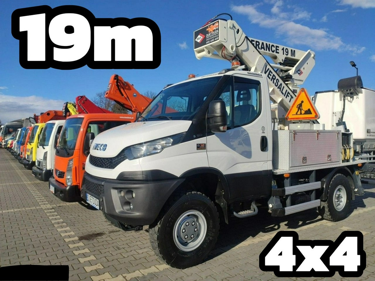 Iveco Daily 55S17W 4x4 Zwyżka 19m Versalift Lat 55 TB Time France - פלטפורמה אווירית מותקנת על משאית: תמונה 1 Iveco Daily 55S17W 4x4 Zwyżka 19m Versalift Lat 55 TB Time France - פלטפורמה אווירית מותקנת על משאית: תמונה 1