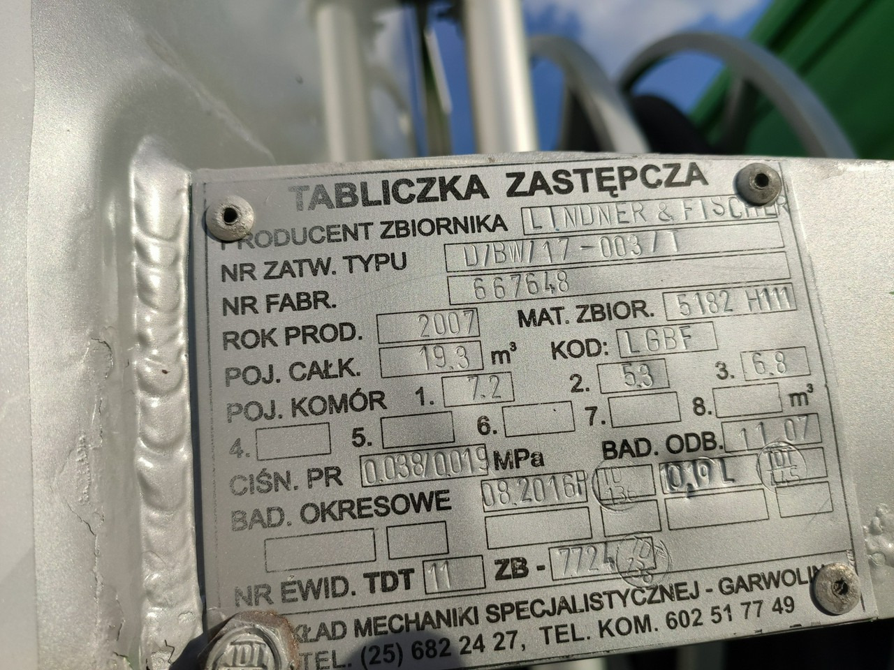 משאית מכל MAN TGA 26.400 Autocysterna z Dystrybucją Ważne TDT: תמונה 16