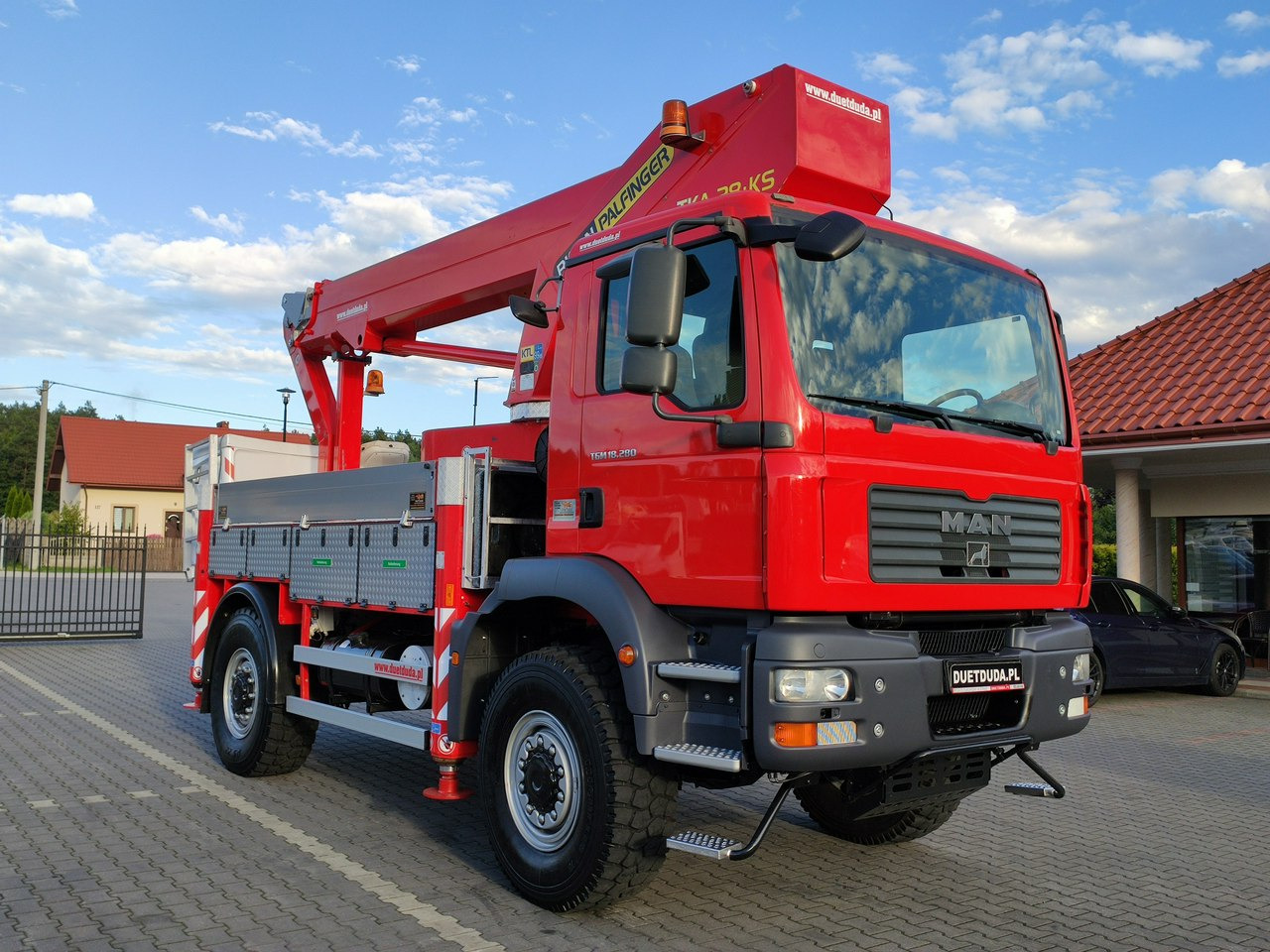 MAN TGM 18.280 4x4 Zwyżka Bison Palfinger TKA 28 Podnośnik Koszowy - פלטפורמה אווירית מותקנת על משאית: תמונה 5 MAN TGM 18.280 4x4 Zwyżka Bison Palfinger TKA 28 Podnośnik Koszowy - פלטפורמה אווירית מותקנת על משאית: תמונה 5