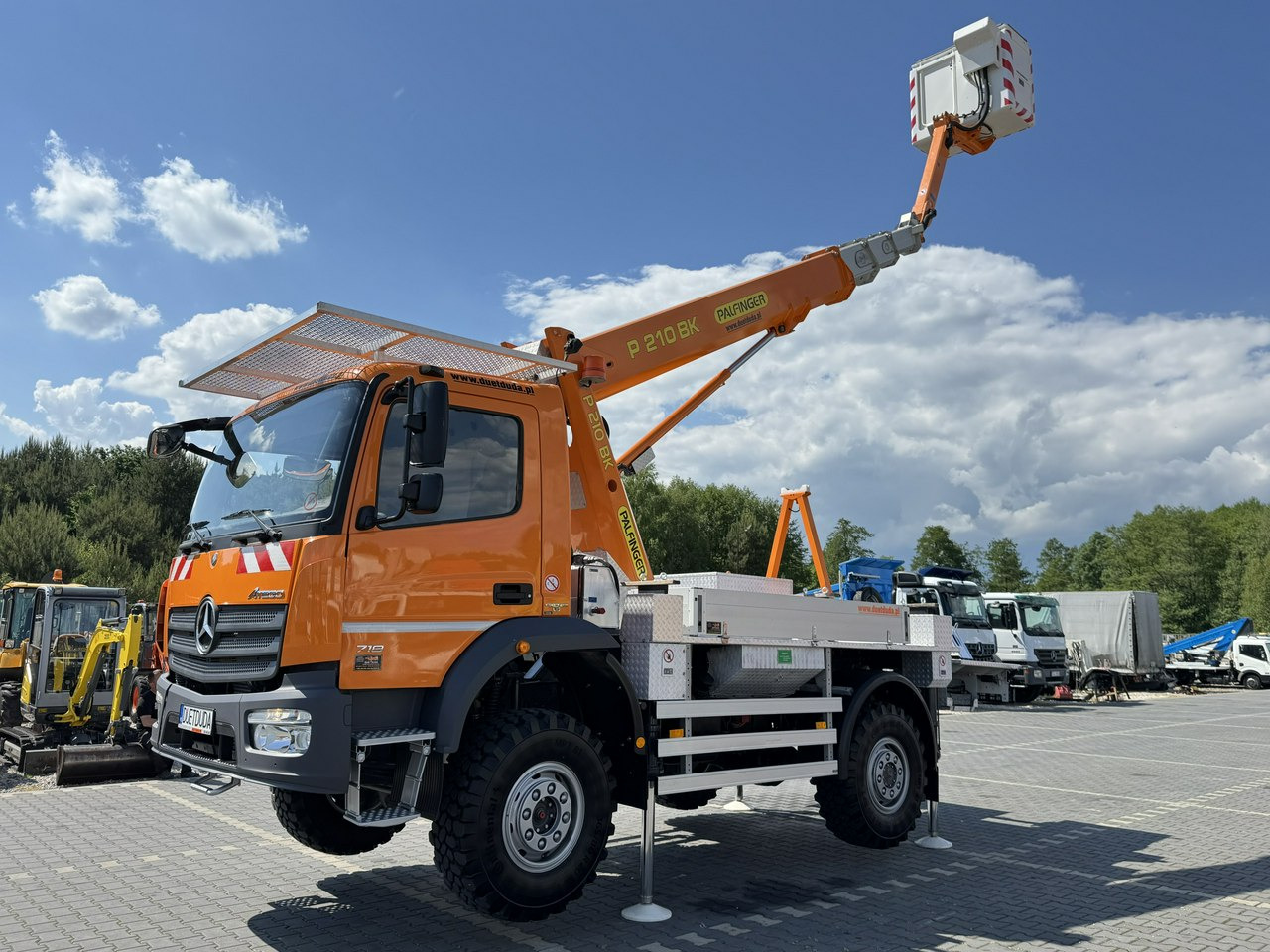 Mercedes Atego 718 E6 4x4 Zwyżka PALFINGER P210 BK Podnośnik Koszowy - פלטפורמה אווירית מותקנת על משאית: תמונה 3 Mercedes Atego 718 E6 4x4 Zwyżka PALFINGER P210 BK Podnośnik Koszowy - פלטפורמה אווירית מותקנת על משאית: תמונה 3