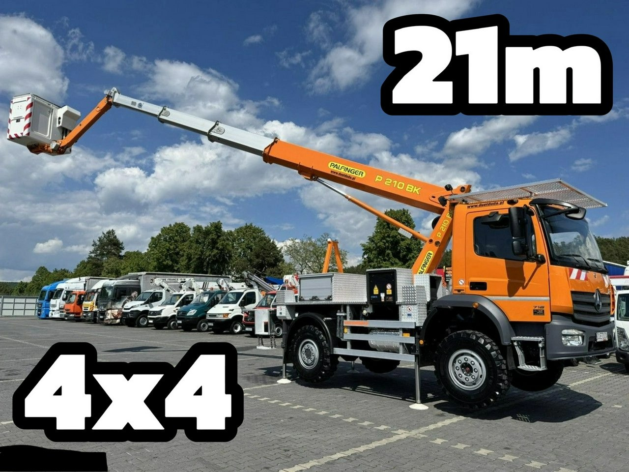 Mercedes Atego 718 E6 4x4 Zwyżka PALFINGER P210 BK Podnośnik Koszowy - פלטפורמה אווירית מותקנת על משאית: תמונה 1 Mercedes Atego 718 E6 4x4 Zwyżka PALFINGER P210 BK Podnośnik Koszowy - פלטפורמה אווירית מותקנת על משאית: תמונה 1