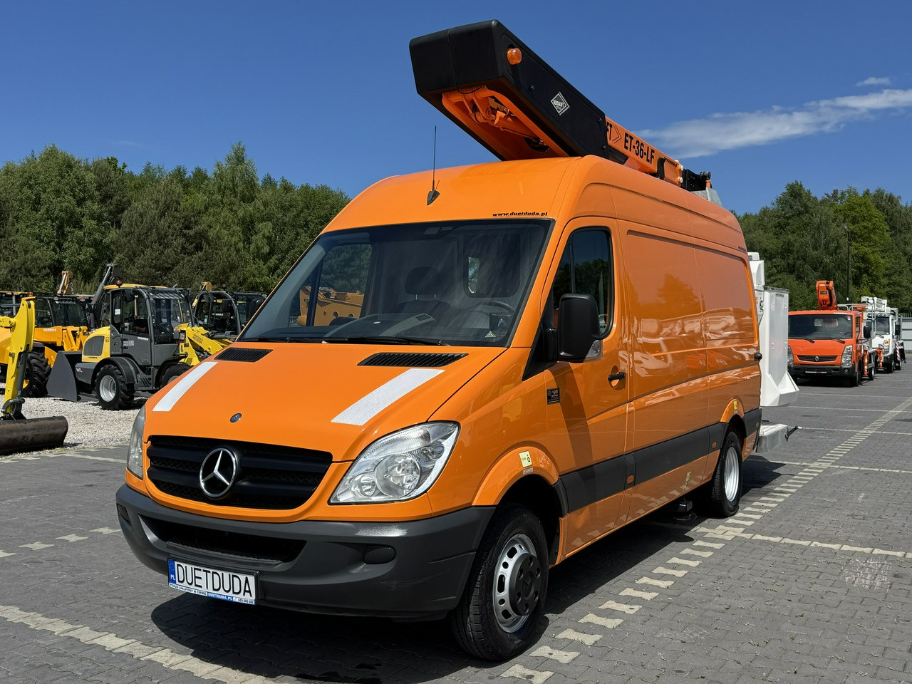 פלטפורמה אווירית מותקנת על משאית Mercedes Sprinter Zwyżka Podnośnik Koszowy VERSALIFT KLUBB ET-36-LF UDT: תמונה 13