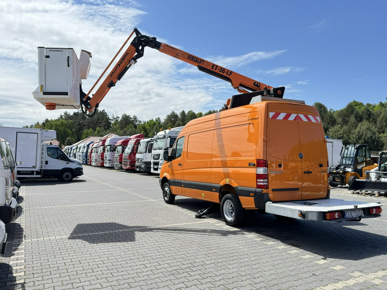 פלטפורמה אווירית מותקנת על משאית Mercedes Sprinter Zwyżka Podnośnik Koszowy VERSALIFT KLUBB ET-36-LF UDT: תמונה 15
