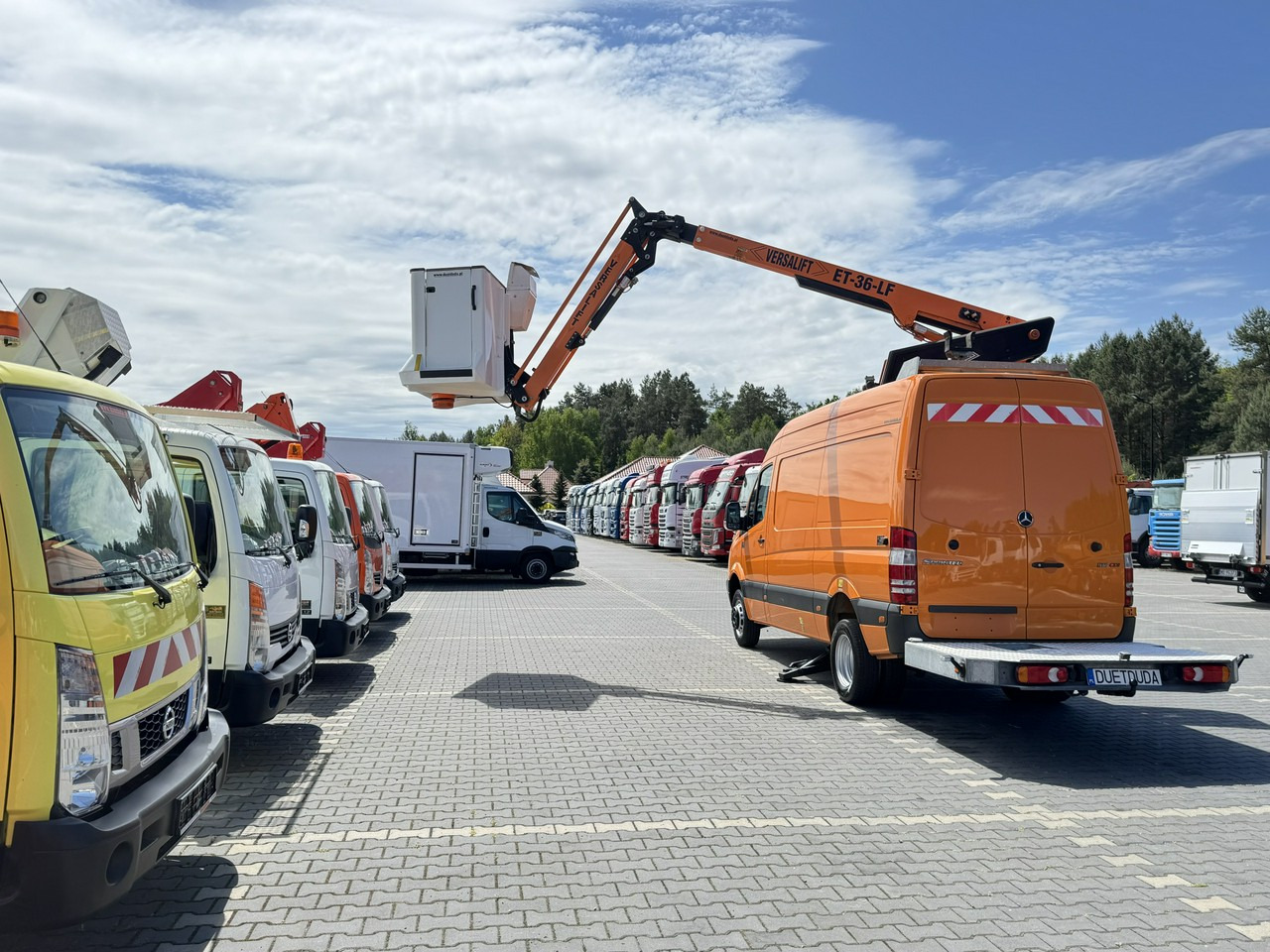 פלטפורמה אווירית מותקנת על משאית Mercedes Sprinter Zwyżka Podnośnik Koszowy VERSALIFT KLUBB ET-36-LF UDT: תמונה 24