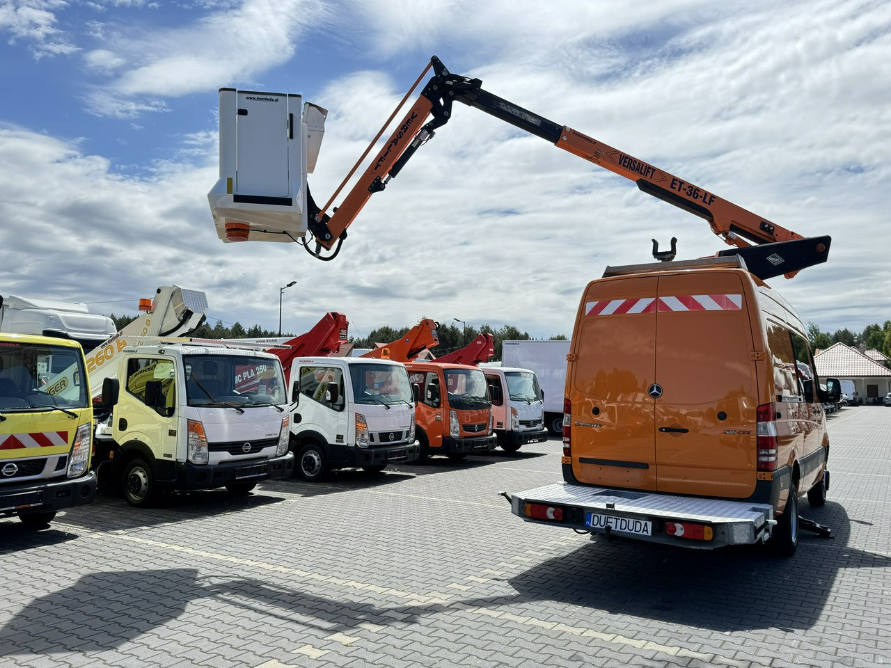 פלטפורמה אווירית מותקנת על משאית Mercedes Sprinter Zwyżka Podnośnik Koszowy VERSALIFT KLUBB ET-36-LF UDT: תמונה 23