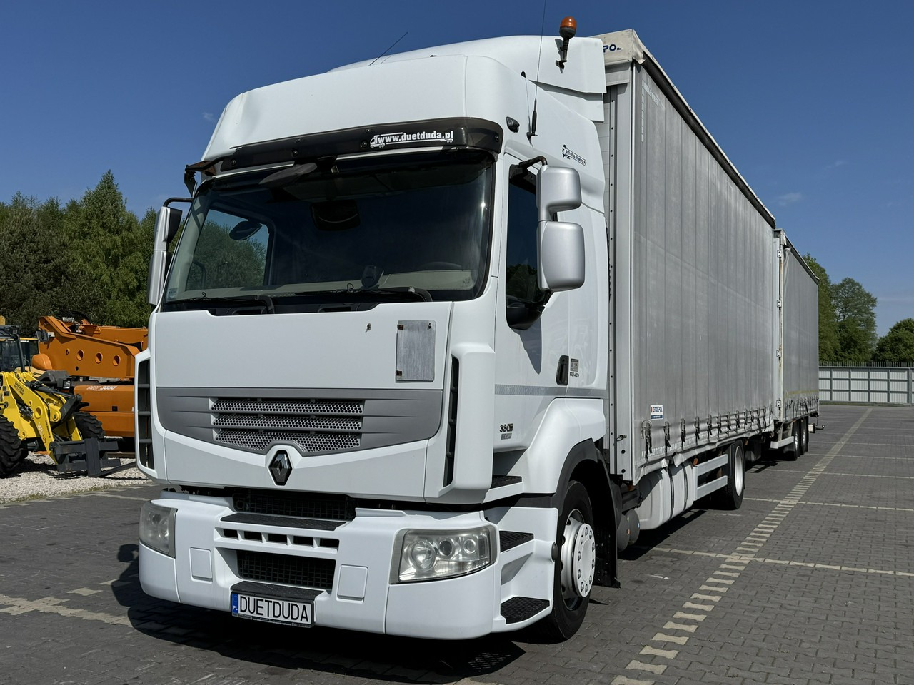 Renault Premium 380 DXi Euro 5 Firana 19 Palet Dach Zsuwany 18ton DMC - משאית וילונות צד: תמונה 3 Renault Premium 380 DXi Euro 5 Firana 19 Palet Dach Zsuwany 18ton DMC - משאית וילונות צד: תמונה 3