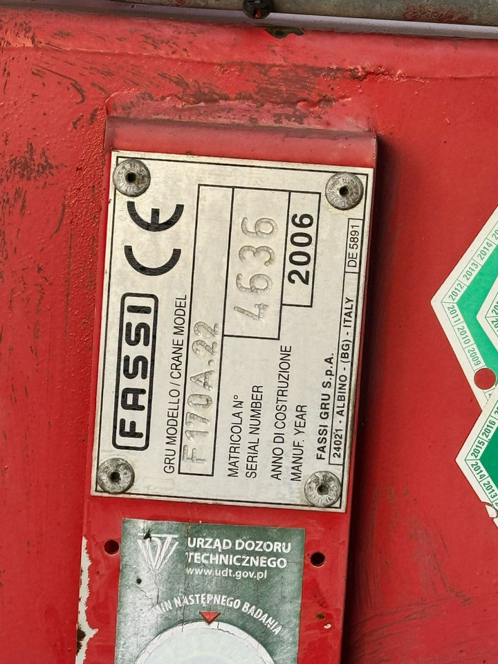 Scania 124L 420 6x2 Retarder HDS FASSI F170 Budowlanka - משאית צד נופל/ שטוחה, משאית מנוף: תמונה 5 Scania 124L 420 6x2 Retarder HDS FASSI F170 Budowlanka - משאית צד נופל/ שטוחה, משאית מנוף: תמונה 5